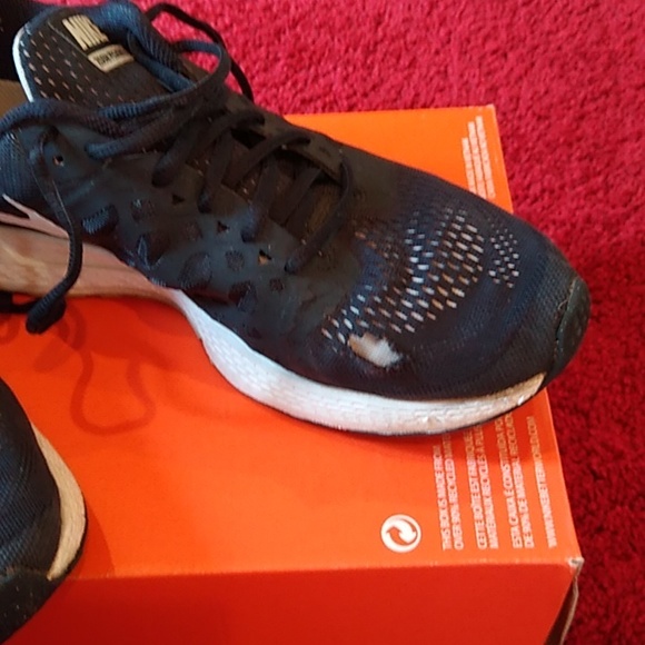 Nike Zoom Pegasus 31 Running Shoe Men's Sz 9.5 Black & White - Picture 8 of 12